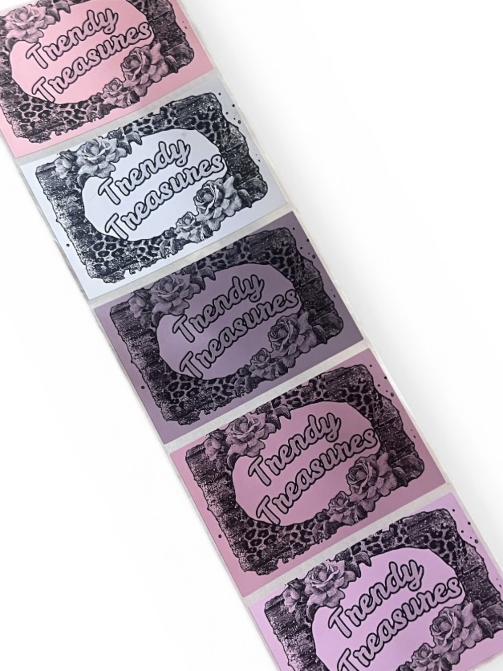 Set of 100 Handmade Custom Stickers Thank You Stickers Closet Stickers - Picture 5 of 11